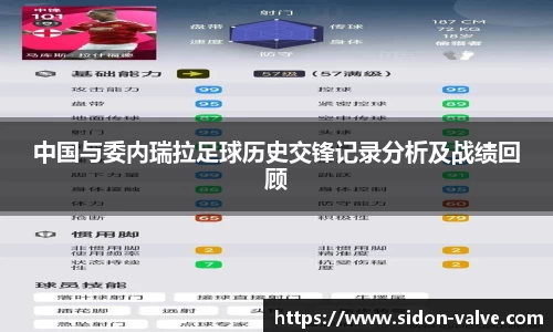 中国与委内瑞拉足球历史交锋记录分析及战绩回顾