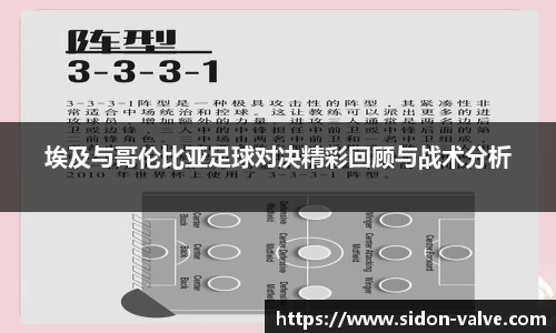 埃及与哥伦比亚足球对决精彩回顾与战术分析