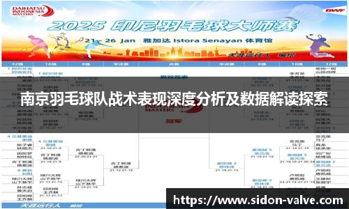 南京羽毛球队战术表现深度分析及数据解读探索